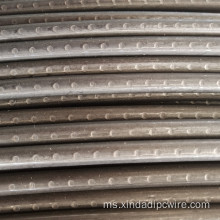 2-Sisi 4-Sided 8mm Oval Indented PC Wire